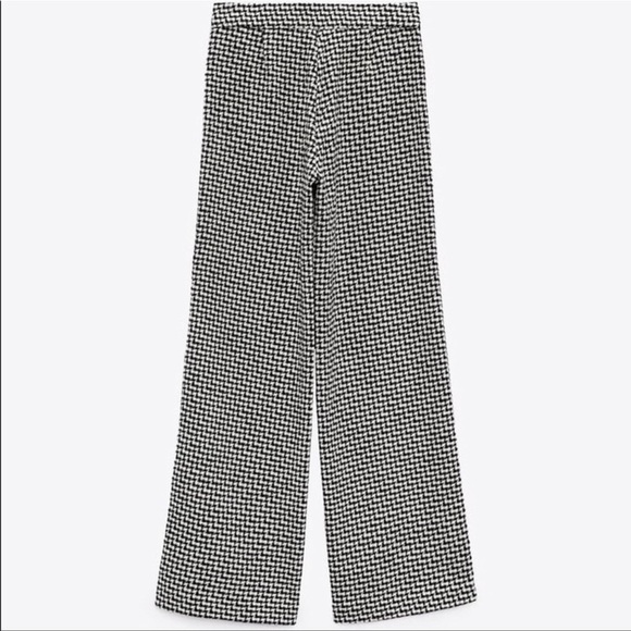 ZARA TEXTURED STRAIGHT LEG PANTS - Picture 2 of 8